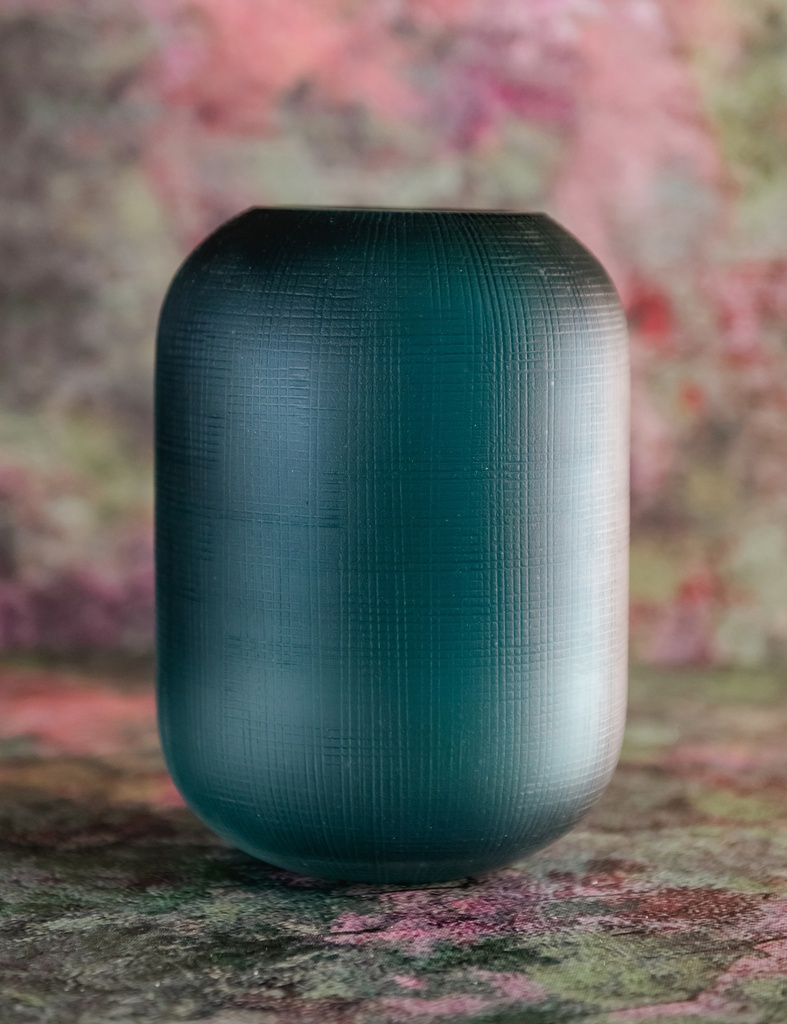 BLISS GLASS VASE- BLUE